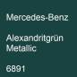 Preview: Mercedes-Benz, Alexandritgrün Metallic, 6891.